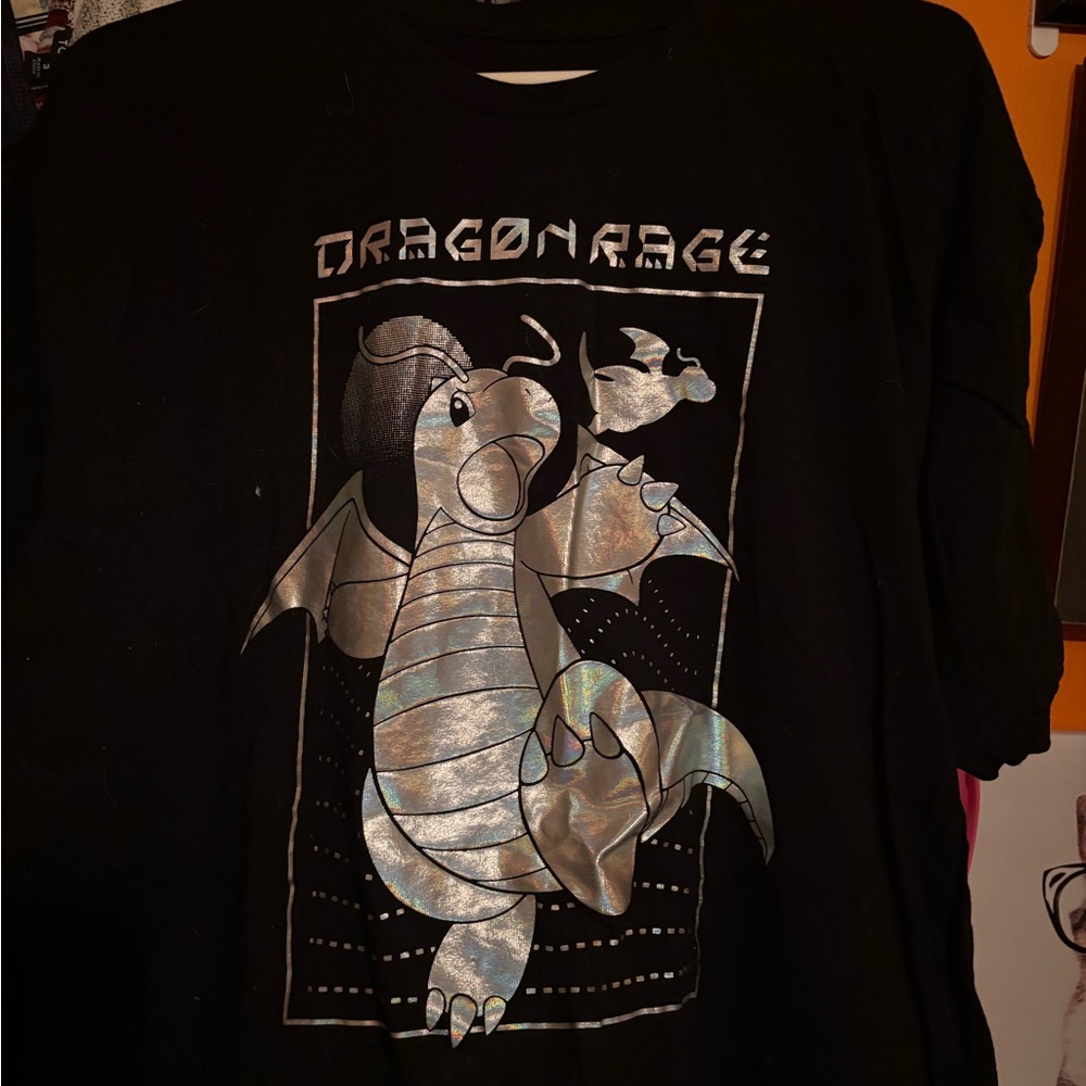 Black Dragon Rage Dragonite Graphic T-Shirt